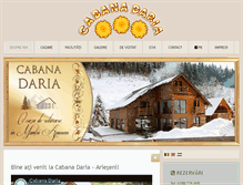 Tablet Screenshot of cabanadaria.ro